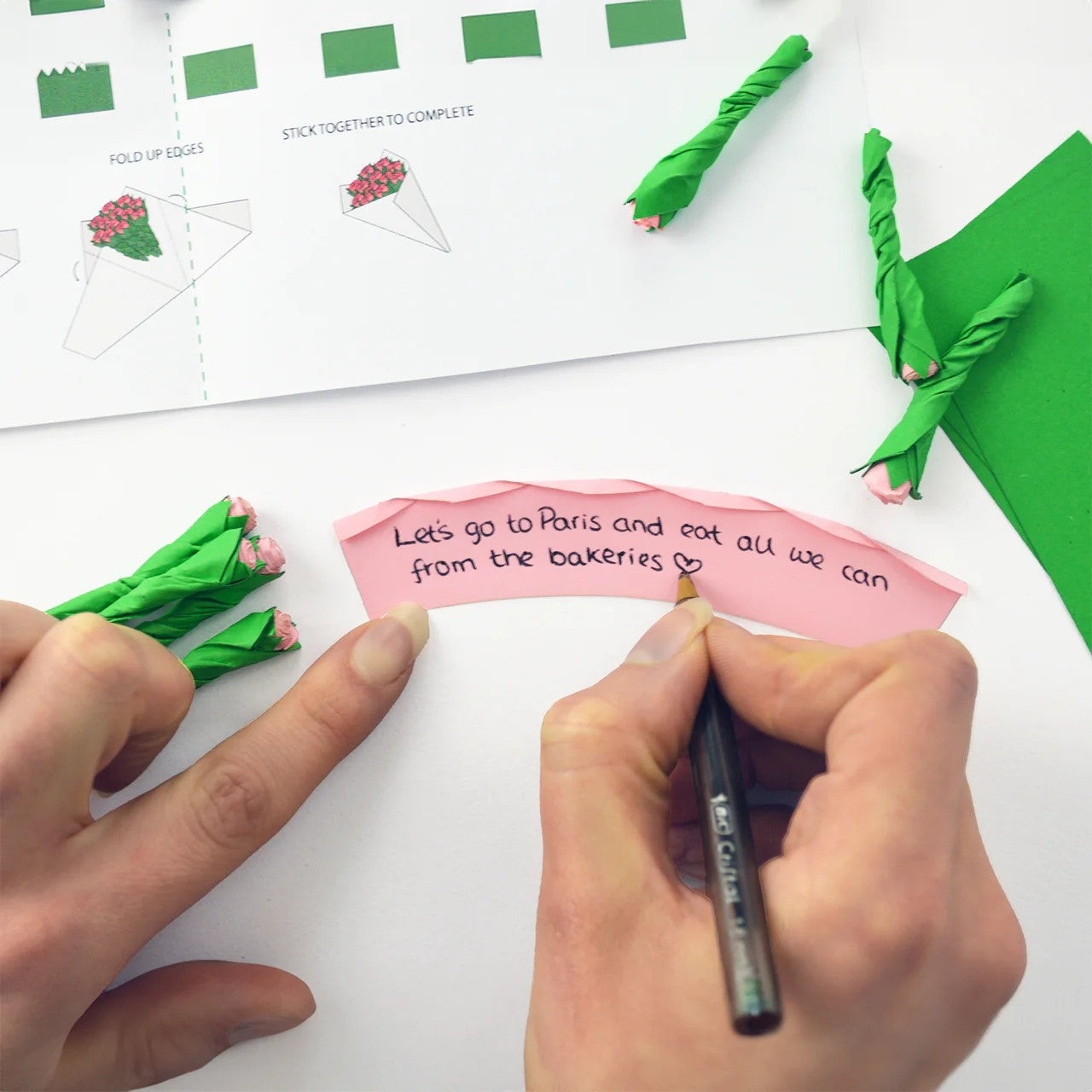 Write Me Roses DIY Notes Bouquet