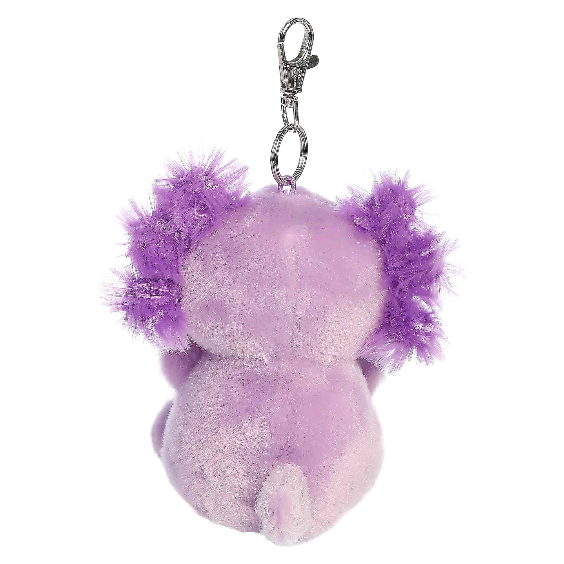 Xavier Purple Axolotl Clip-On Palm Pals Plush 4"