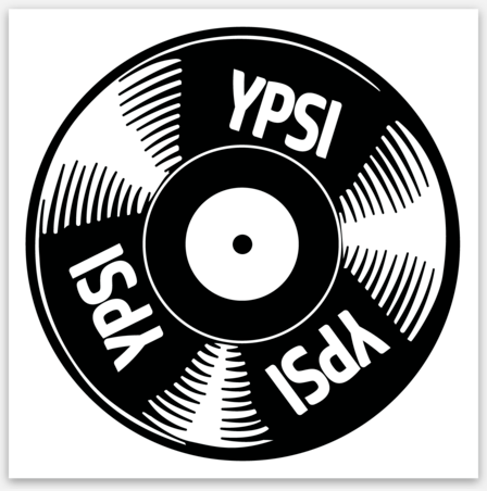 Ypsi Record Vinyl Sticker