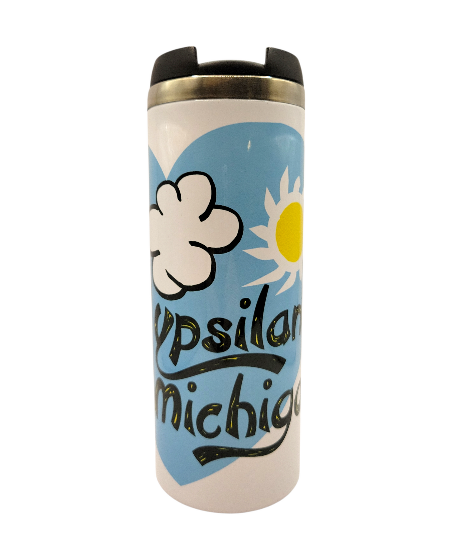 Ypsilanti Cartoon Travel Mug