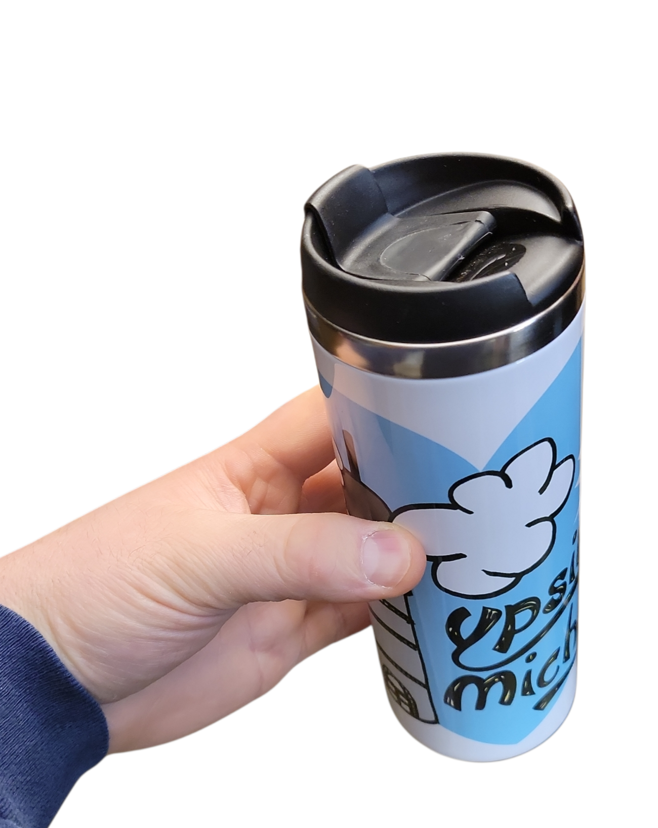 Ypsilanti Cartoon Travel Mug