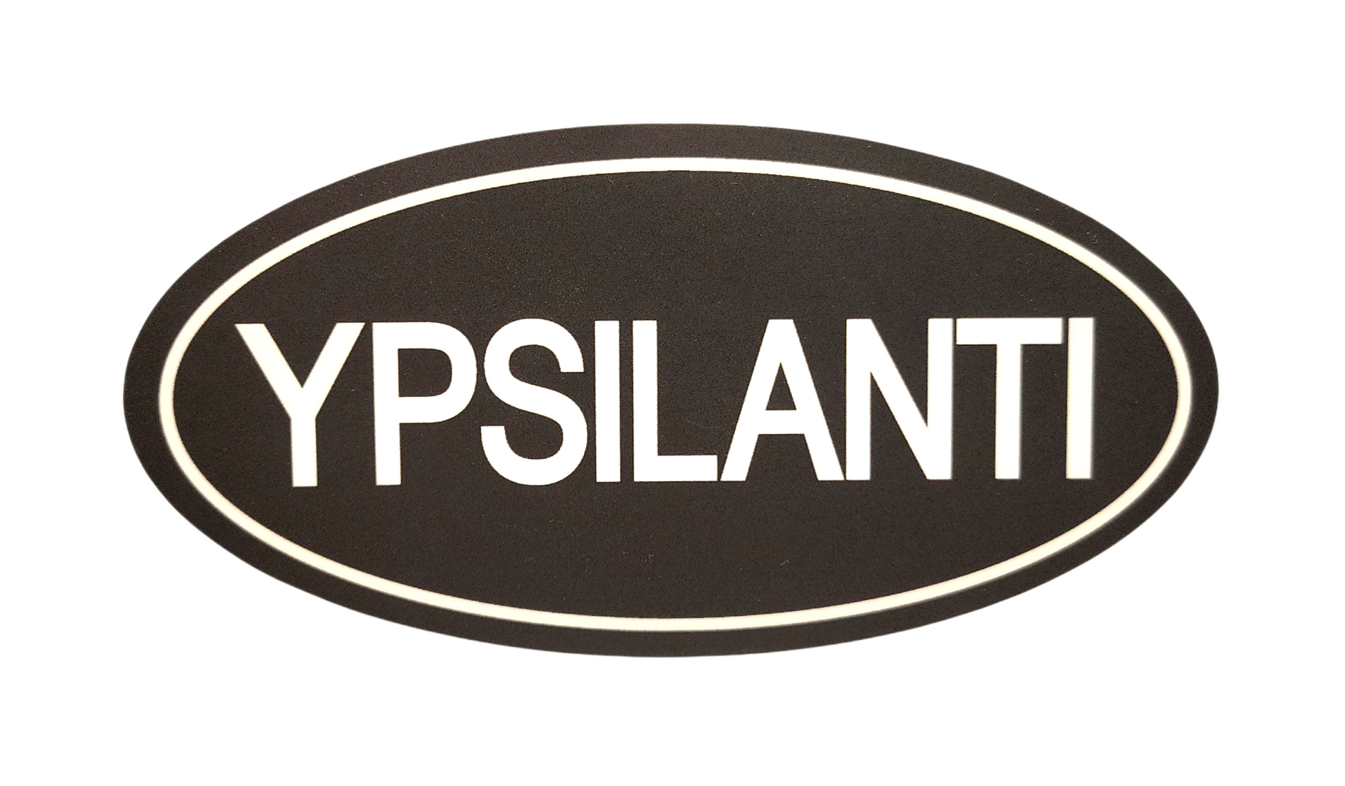 Ypsilanti Oval Vinyl Sticker