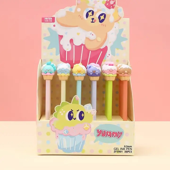 Yummy Cupcake Pen Assorted