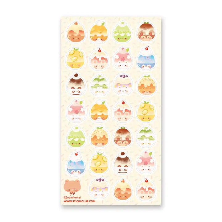 Yummy Shaved Ice Sticker Sheet