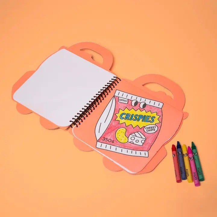 Yummy Super Coloring & Sticker Book Set