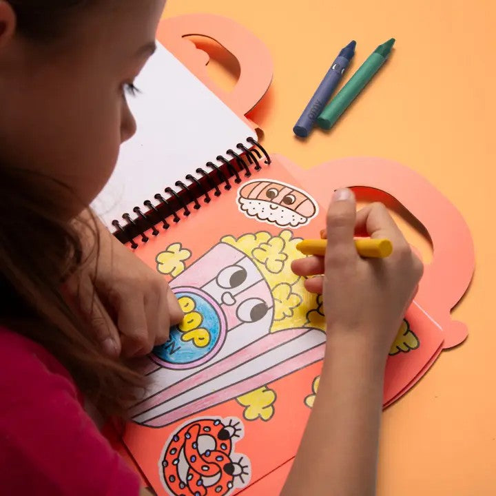 Yummy Super Coloring & Sticker Book Set