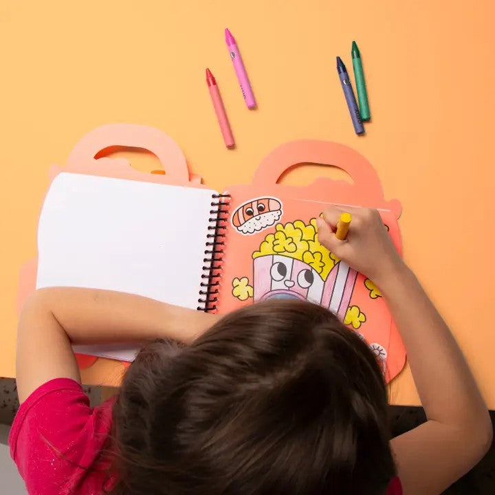 Yummy Super Coloring & Sticker Book Set