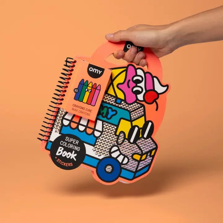 Yummy Super Coloring & Sticker Book Set