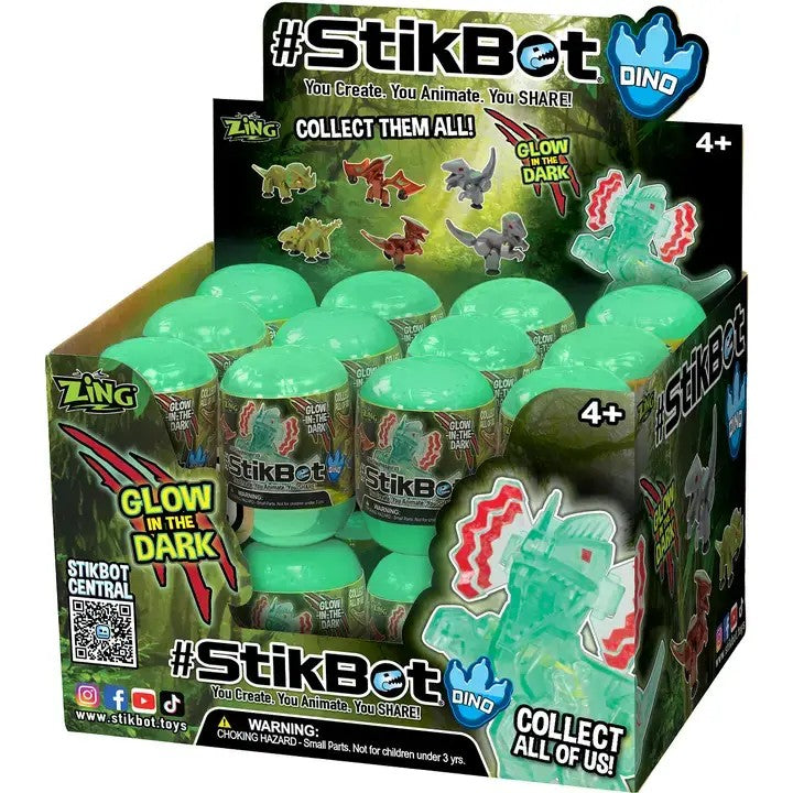StikBot Glow In The Dark Dinosaur Egg