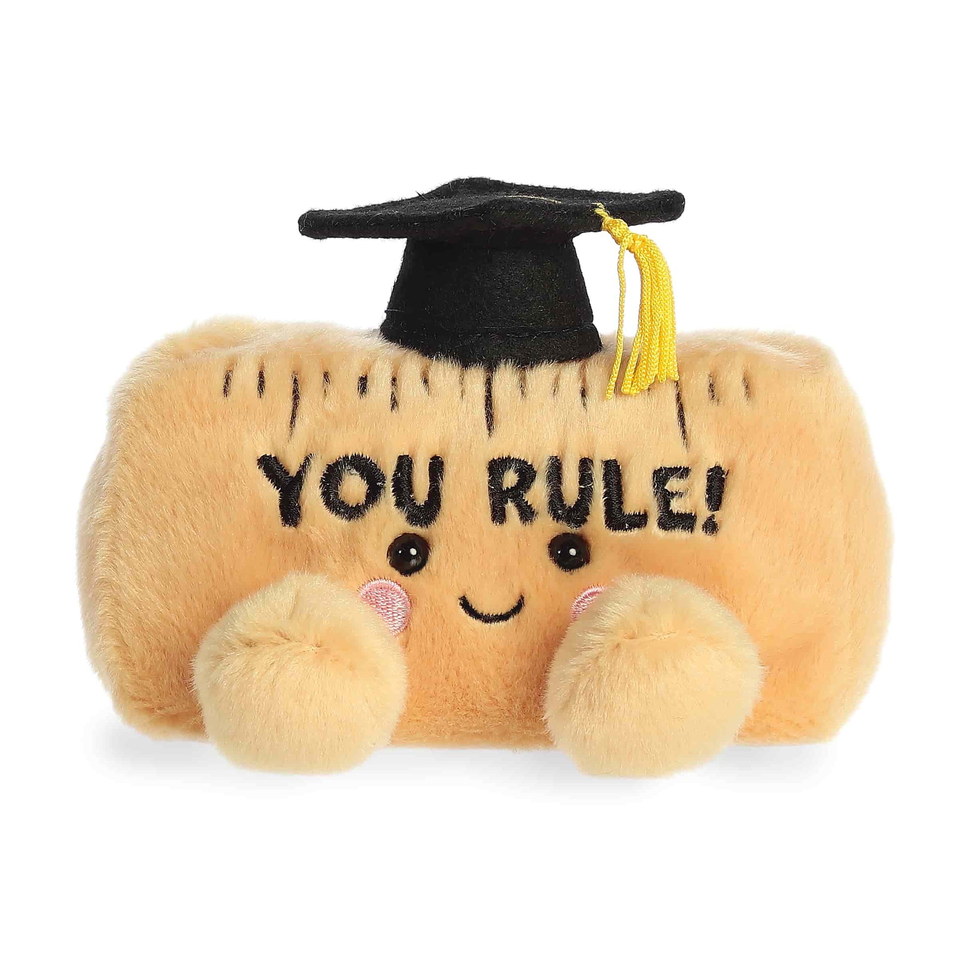 You Rule Graduation Ruler Palm Pals Plush 5"
