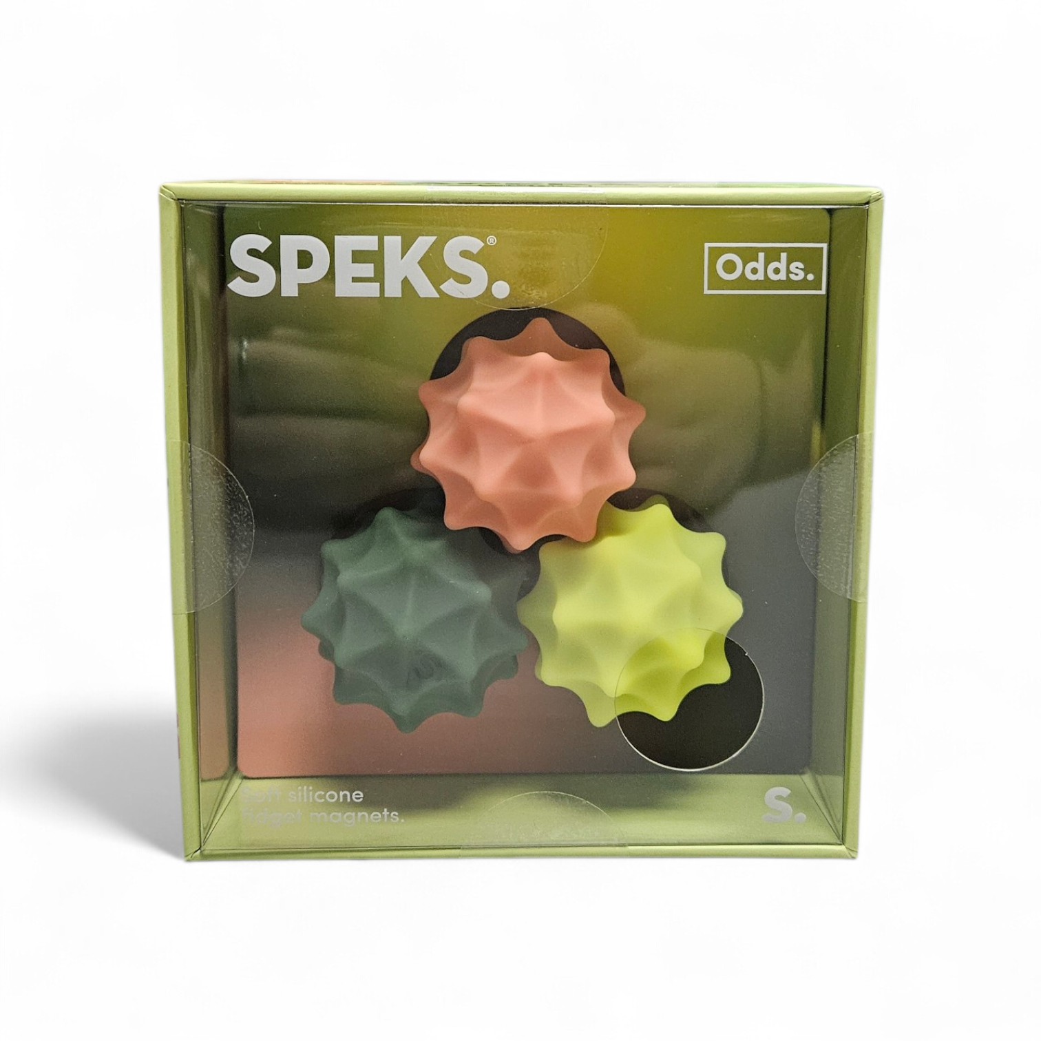 Silicone Fidget Magnets Spiky Set Of 3