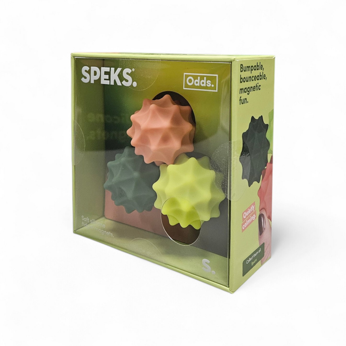 Silicone Fidget Magnets Spiky Set Of 3