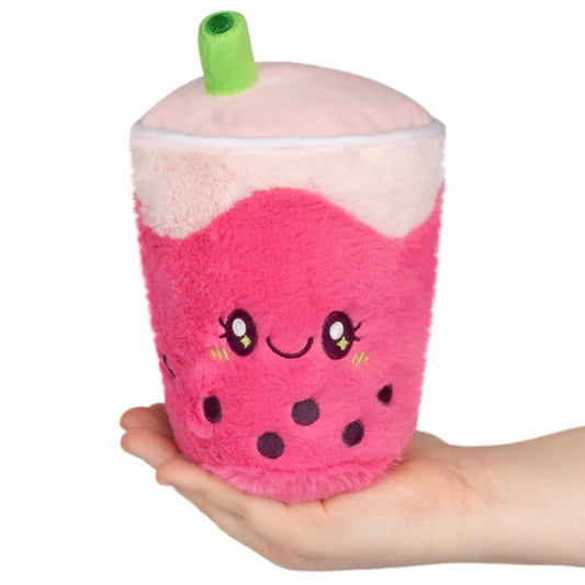Strawberry Bubble Tea Plush Snugglemi Snackers 5"