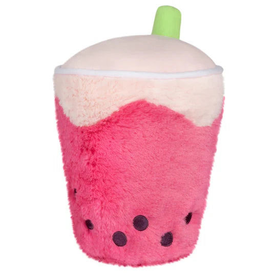 Strawberry Bubble Tea Plush Snugglemi Snackers 5"