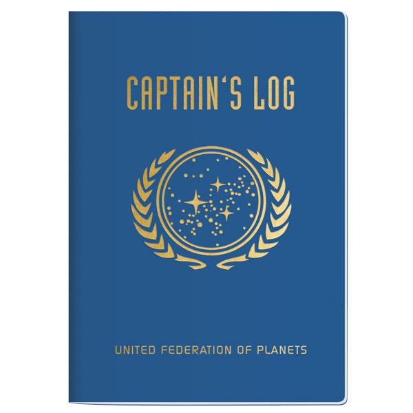 Captain's Log Notebook Star Trek