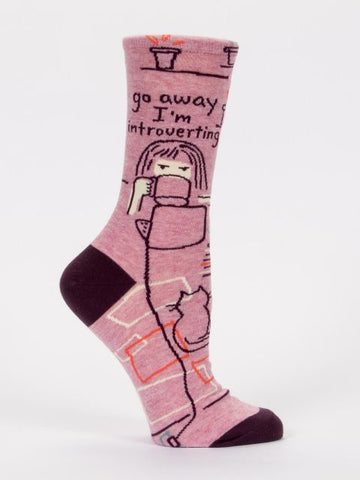 Go Away I'm Introverting Women's Socks