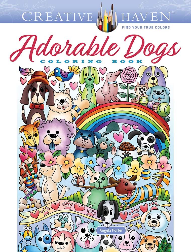 Adorable Dogs Coloring Book Creative Haven