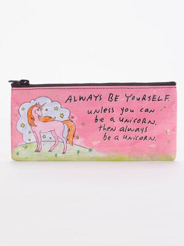 Always Be Yourself Pencil Case Unicorn