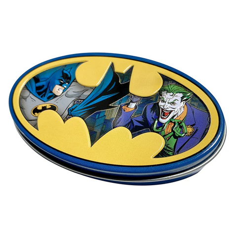 Batman Nemesis Blue Raspberry Sours Candy Tin DC Comics