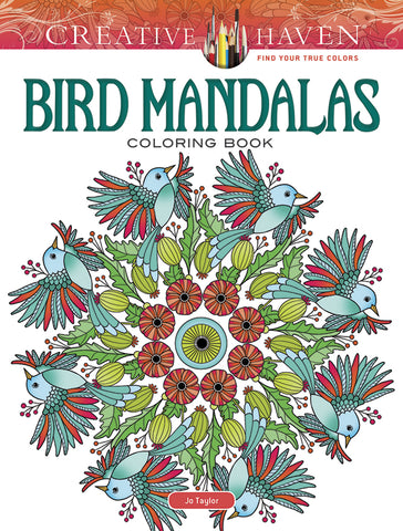 Bird Mandalas Coloring Book Creative Haven
