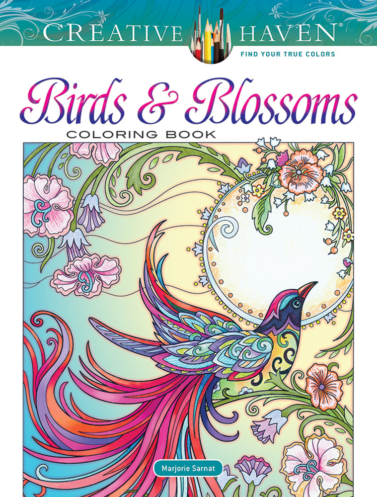 Birds & Blossoms Coloring Book Creative Haven