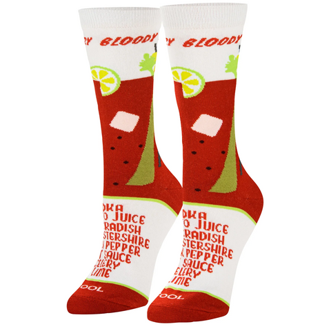 Bloody Mary Recipe Women's Socks