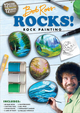 Bob Ross Rocks! Rock Painting Kit