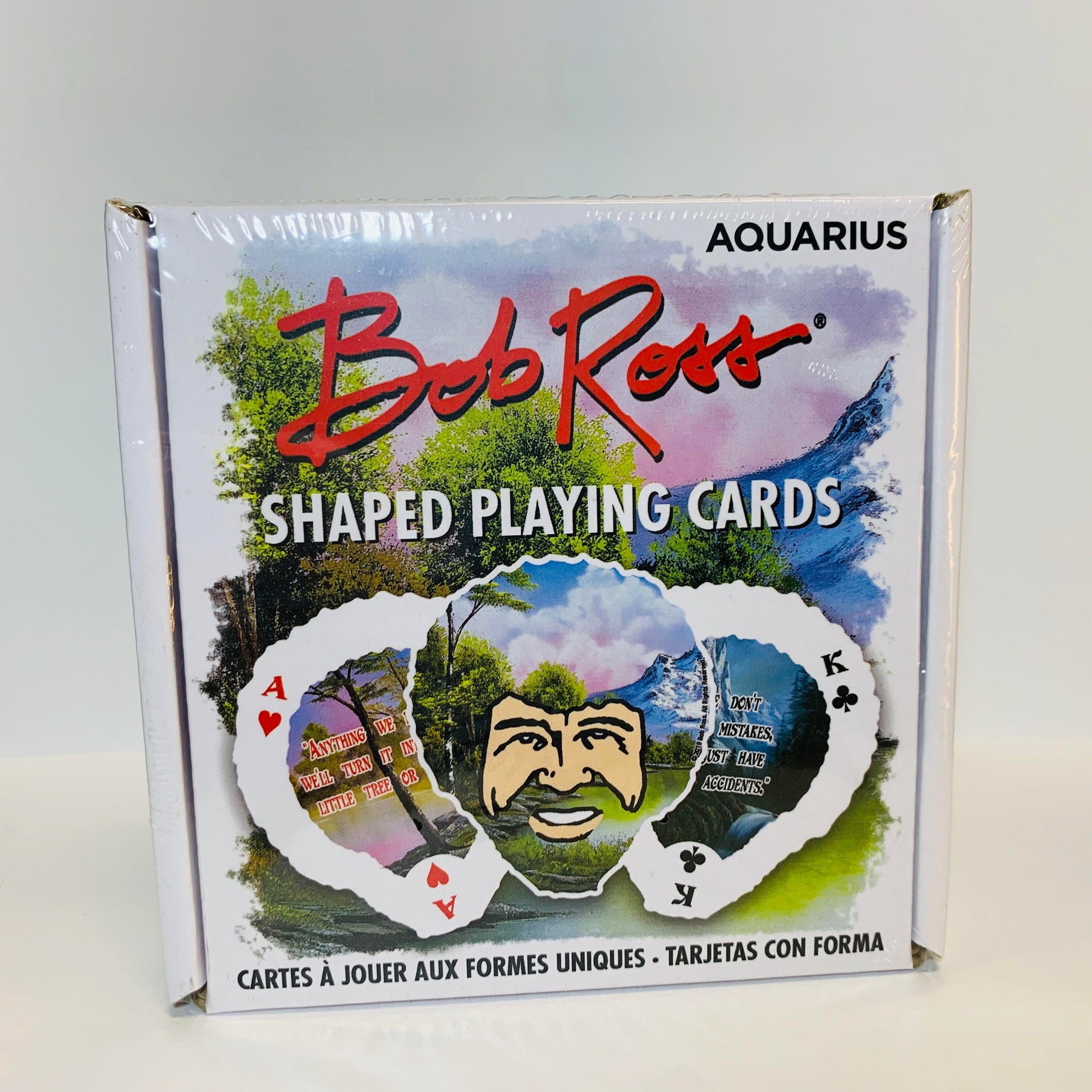 Bob Ross Shaped Playing Cards