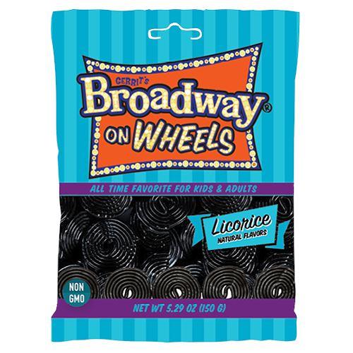Broadway Black Licorice Wheels