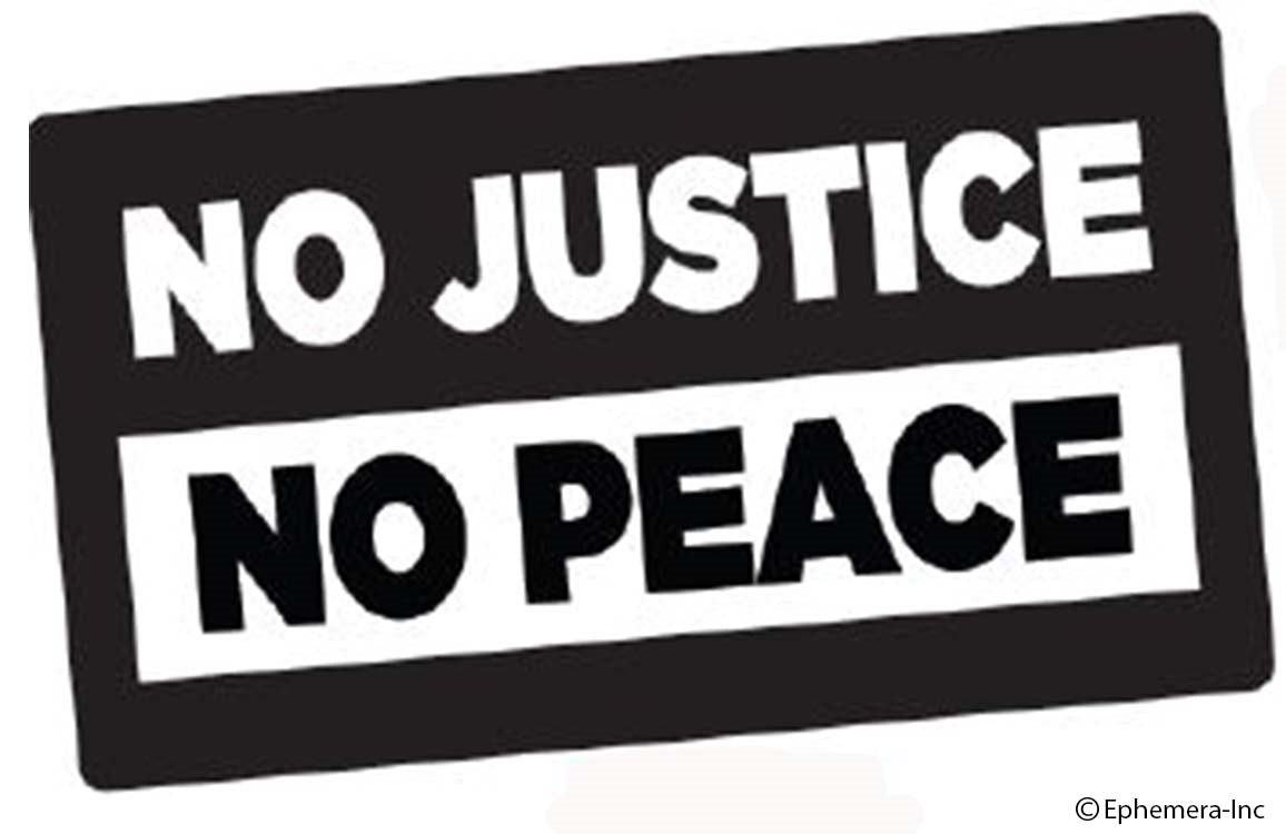 No Justice No Peace Bumper Sticker