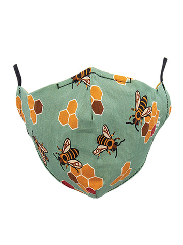 Busy Bees Mask Seafoam