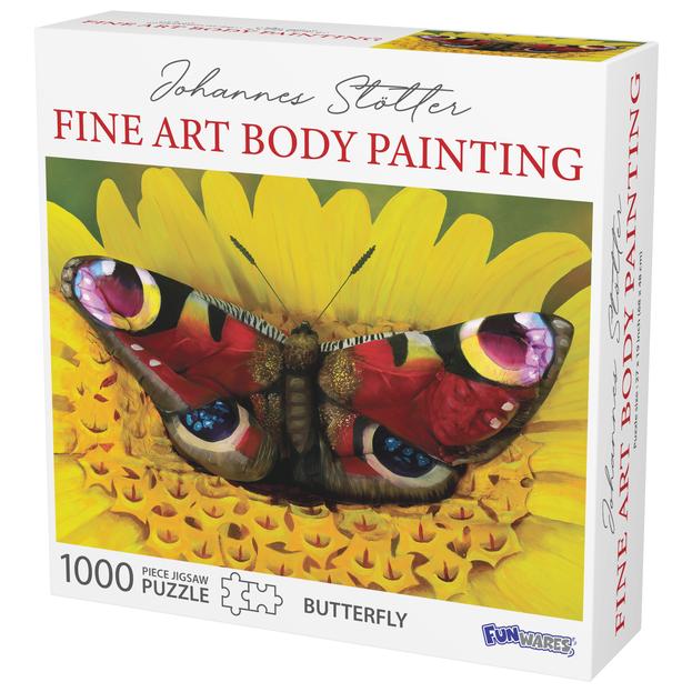 Butterfly Body Painting Puzzle 1000 pc