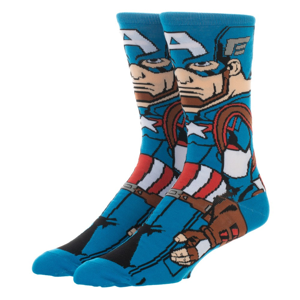 Captain America Men's Socks Marvel
