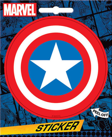 Captain America Shield Sticker