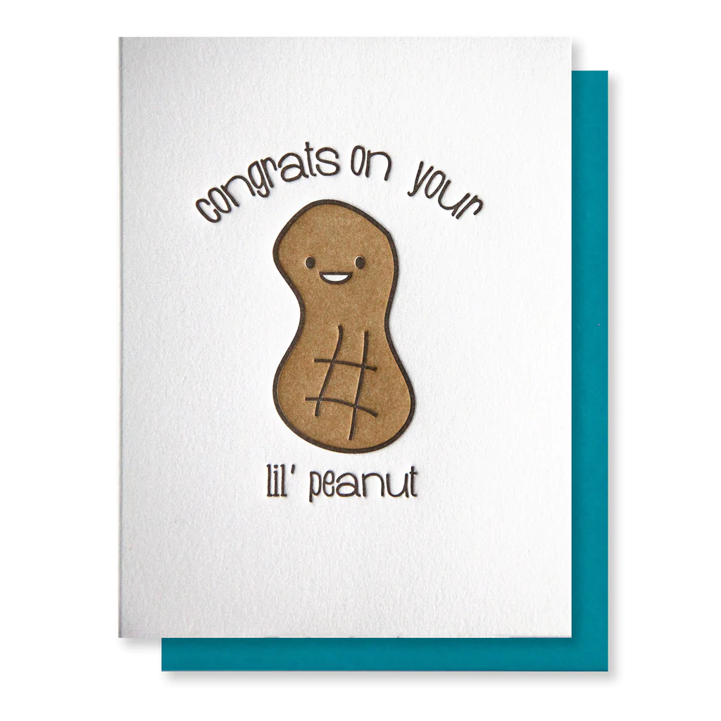 Card Congrats On Your Lil' Peanut Baby
