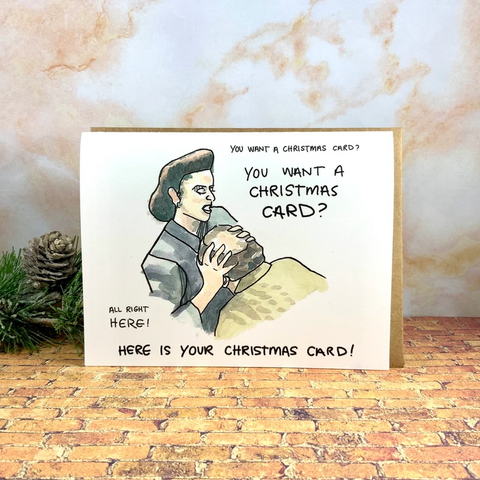 Card Elaine You Want A Christmas Card Seinfeld