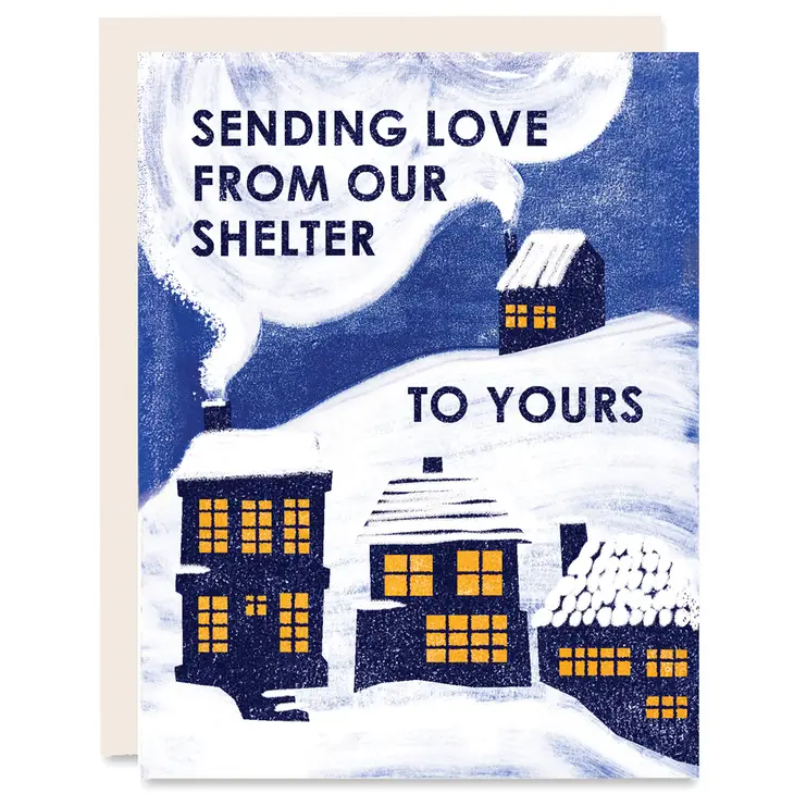Card Sending Love From Our Shelter To Yours