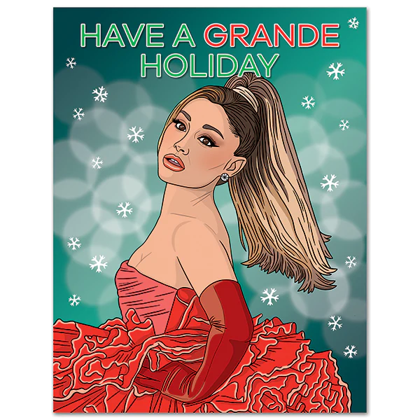 Card Have A Grande Holiday Ariana Grande Christmas