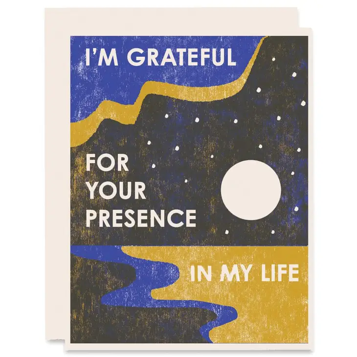Card Grateful For Your Presence