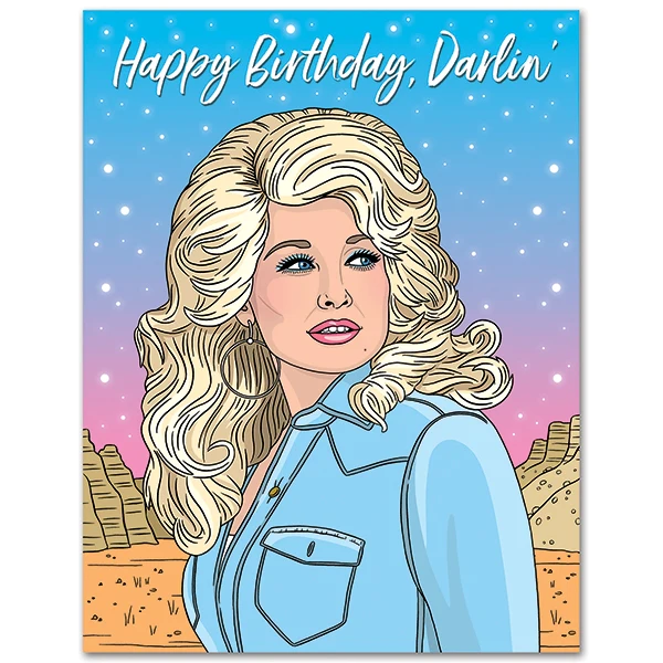 Card Happy Birthday Darlin' Dollie Parton