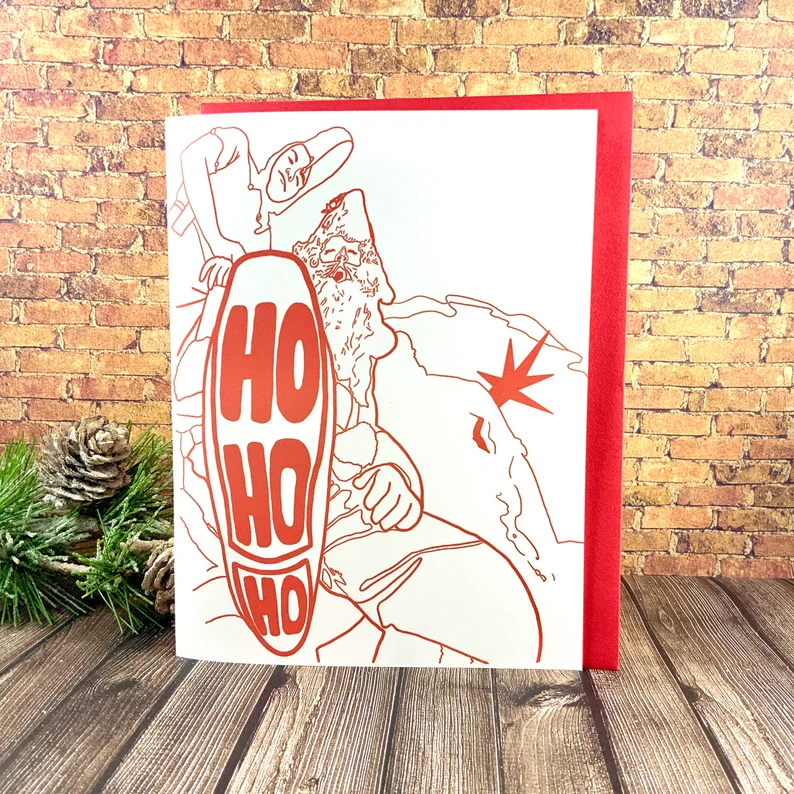 Card Ho Ho Ho Christmas Story