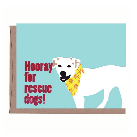 Card Hooray For Rescue Dogs