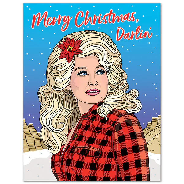 Card Merry Christmas Darlin' Dolly Parton