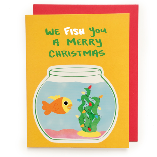 Card We Fish You A Merry Christmas