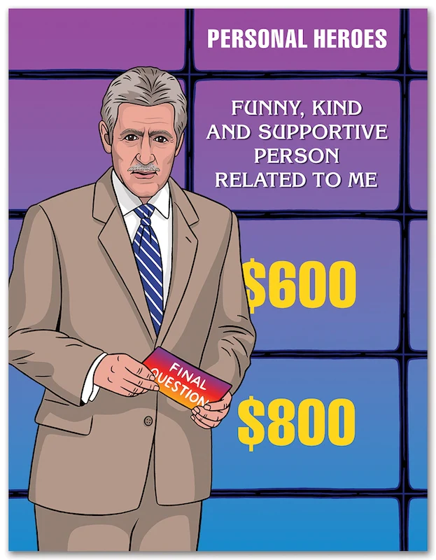Card Personal Heroes Jeopardy Father's Day