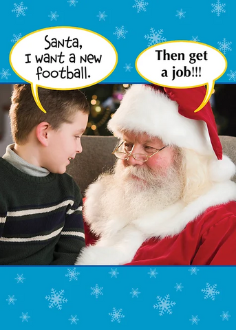 Card Republican Santa Christmas