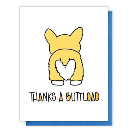 Card Thanks A Buttload Dog