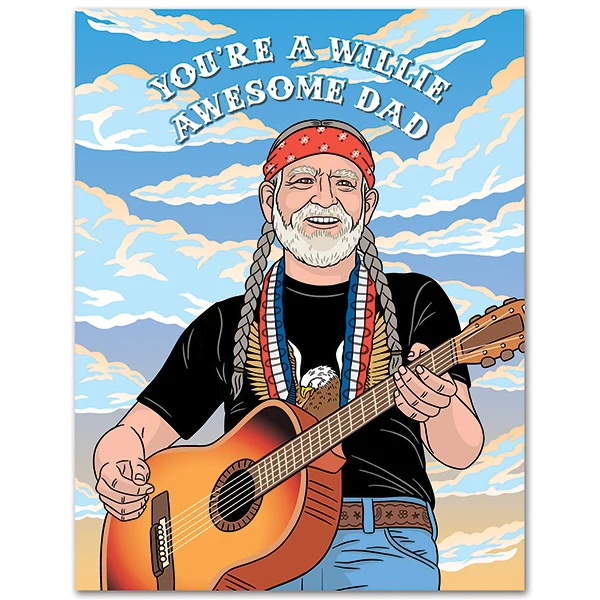 Card Willie Awesome Dad Willie Nelson Father's Day