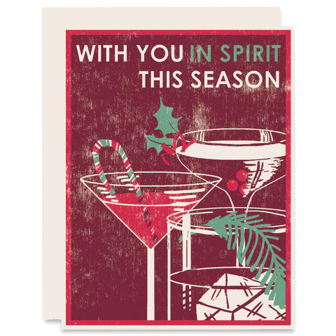 Card With You In Spirit Christmas