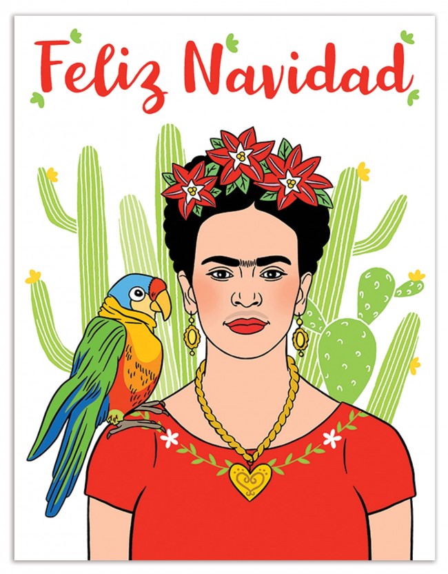 Card Feliz Navidad Frida Kahlo Christmas